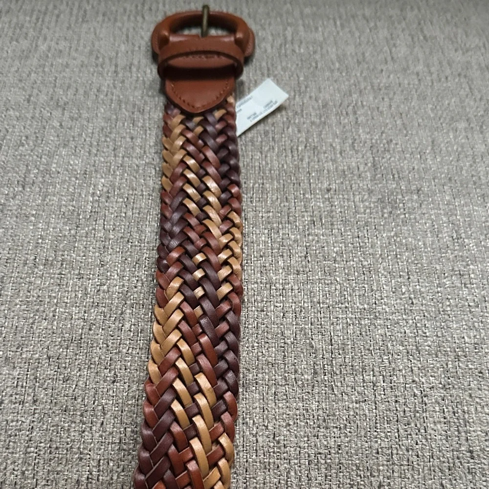 Madewell Brown Woven Leather Belt - Picture 5 of 5
